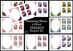 Stunning Shoes 3 Floral INSERTS Bumper Kit