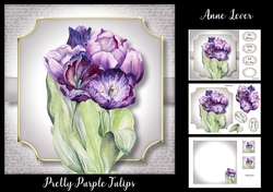 Pretty Purple Tulips