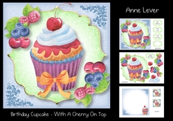 Birthday Cupcake - With A Cherry On Top