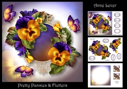 Pretty Pansies & Flutters