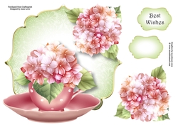 Pink Pastels - Teacup & Saucer
