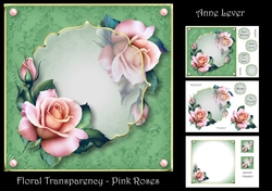 Floral Transparency - Pink Roses