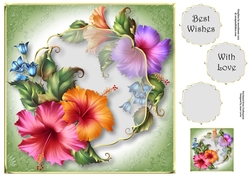 Floral Transparency - Fashionable Florale 8x8