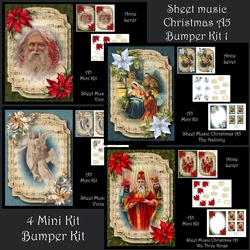 Sheet Music Christmas A5 Bumper Kit 1