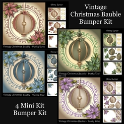 Vintage Christmas Bauble Bumper Kit