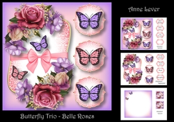 Butterfly Trio - Belle Roses