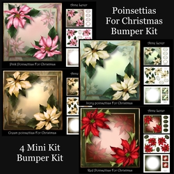 Poinsettias For Christmas Bumper Kit