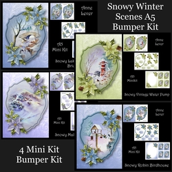 Snowy Winter Scenes A5 Bumper Kit
