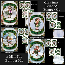 Christmas Elves A5 Bumper Kit