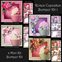 Roses Cupcakes Bumper Kit 1