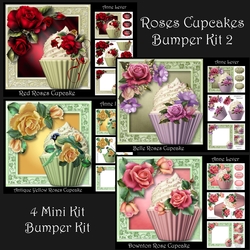Roses Cupcakes Bumper Kit 2