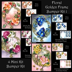 Floral Golden Frame Bumper Kit 1