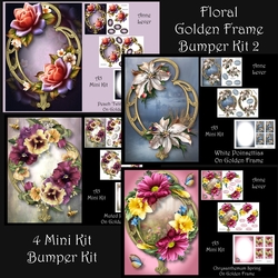Floral Golden Frame Bumper Kit 2