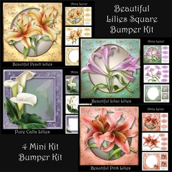 Beautiful Lilies Square Bumper Kit