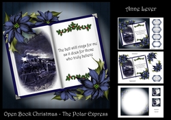Open Book Christmas - The Polar Express