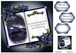 Open Book Christmas - The Polar Express 8x8
