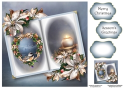 Open Book Christmas - Festival Of Joy 8x8