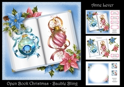 Open Book Christmas - Bauble Bling