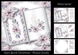 Open Book Christmas - Muted Candle