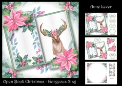 Open Book Christmas - Gorgeous Stag