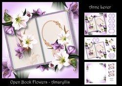 Open Book Flowers - Amaryllis