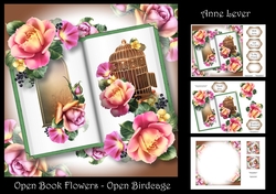 Open Book Flowers - Open Birdcage