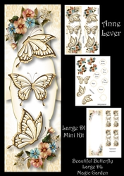 Beautiful Butterflies Lge DL - Magic Garden