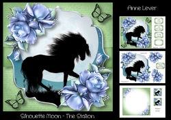 Silhouette Moon - The Stallion