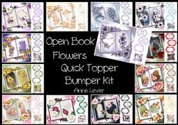Open Book Flowers Quick Topper Bumper Kit
