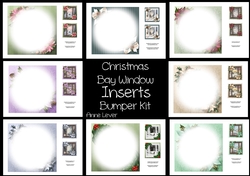 Christmas Bay Window Inserts Bumper Kit