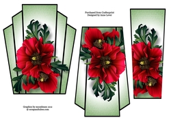 Perfect Poppies - Art Deco Stacker
