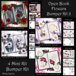 Open Book Flowers Bumper Kit 2