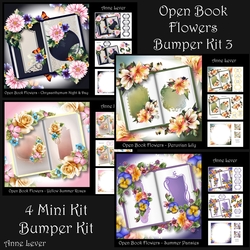 Open Book Flowers Bumper Kit 3