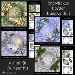 Snowflakes Border Bumper Kit 1