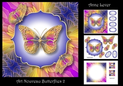 Art Nouveau Butterflies 2