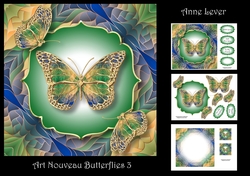 Art Nouveau Butterflies 3
