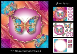 Art Nouveau Butterflies 4