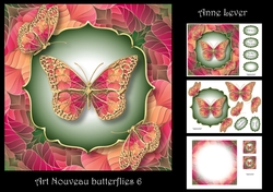 Art Nouveau Butterflies 6
