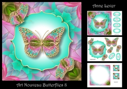 Art Nouveau Butterflies 8
