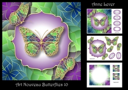 Art Nouveau Butterflies 10