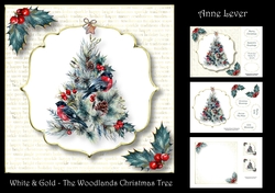 White & Gold - The Woodlands Christmas Tree