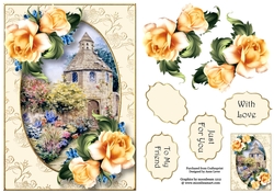 Sunkissed Roses At The Dovecote A5