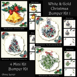 White & Gold Christmas Bumper Kit 1