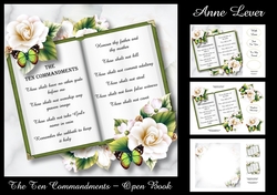 The Ten Commandments - Open Book