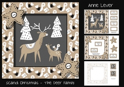 Scandi Christmas - The Deer Family