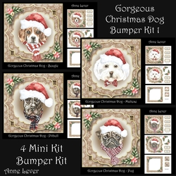 Gorgeous Christmas Dog Bumper Kit 1