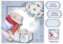 Christmas Bear 8x8