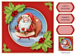 Jolly Santa 8x8