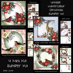 Vintage Watercolour Christmas Bumper Kit