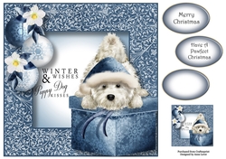 Chesterton The Westie - Puppy Dog Kisses 8x8